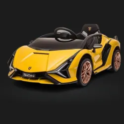 Eljet elektrické auto Lamborghini Sian žlutá