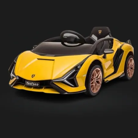 Eljet elektrické auto Lamborghini Sian žlutá