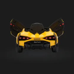 Eljet elektrické auto Lamborghini Sian žlutá