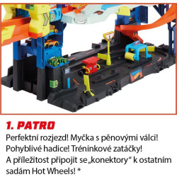 Mattel Hot Wheels City Garáž s drakem