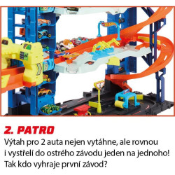 Mattel Hot Wheels City Garáž s drakem