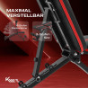 KM-Fit skládací posilovací lavice multifunkční