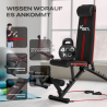 KM-Fit skládací posilovací lavice multifunkční